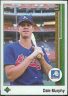 1989 Upper Deck #357 Dale Murphy (a): Reversed negative