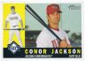 2009 Topps Heritage #58 Conor Jackson (a): Rays logo on front