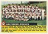 1956 Topps #100 Baltimore Orioles (c): No date; name at left