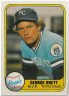 1981 Fleer #28 George Brett (b): Portrait