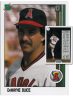 1989 Upper Deck Promos #1 Dewayne Buice (a): 1/2" x 3/16 hologram at bottom