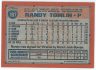 1991 Topps #167 Randy Tomlin (a): "Harriburg" 1989-90