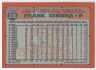 1991 Topps #236 Frank Tanana (a): No diamond after 1975 269 SO