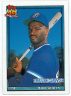 1991 Topps #588 Mark Whiten (b): Hand inside left border